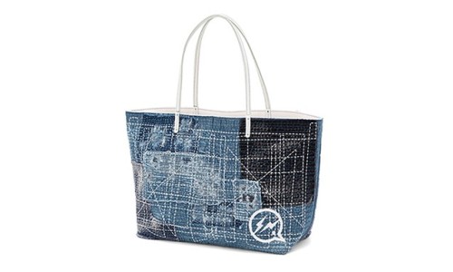 DENIM BY VANQUISH & FRAGMENT 限定糜烂做旧 Tote Bag